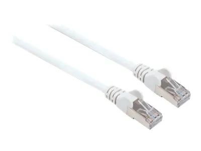 Intellinet Network Patch Cable, Cat7 Cable/Cat6A Plugs, 20m, White, Copper, S/FTP, LSOH / LSZH, PVC, RJ45, Gold Plated Contacts, Snagless, Booted, Lifetime Warranty, Polybag - Netzwerkkabel - RJ-45 (M)