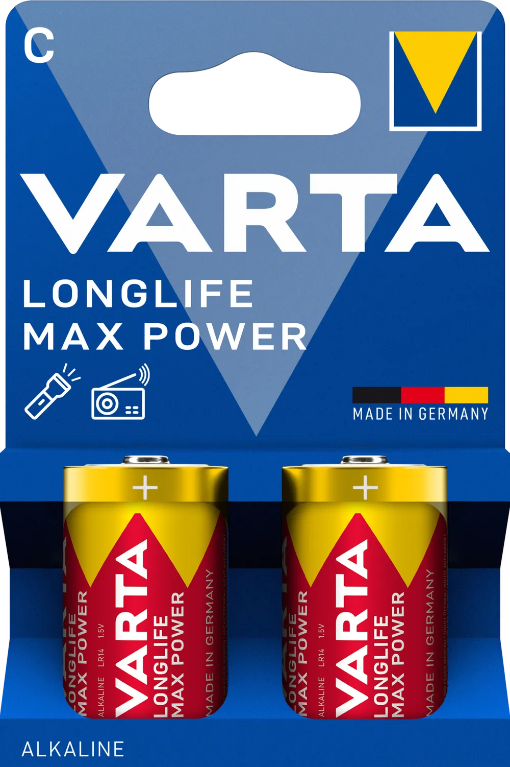 VARTA LONGLIFE Max Power C Blister 2