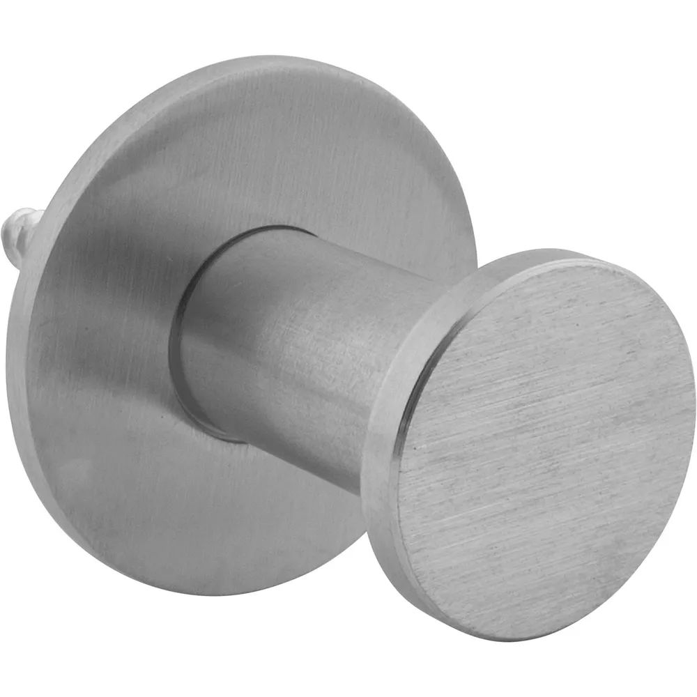 Technik Team Mantelhaken Kuka mit Platte ø 35 mm, Tiefe 30 mm, Edelstahl gebürstet