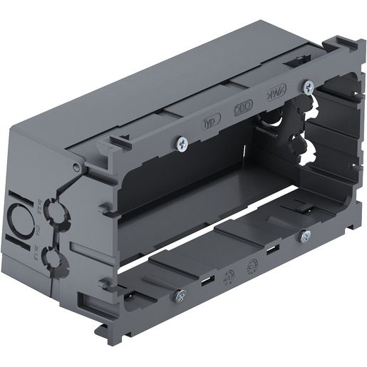 OBO GERÄTEDOSE 2-FACH F.BR-KANAL / OBO 71GD7-2 RAL7011 6288608