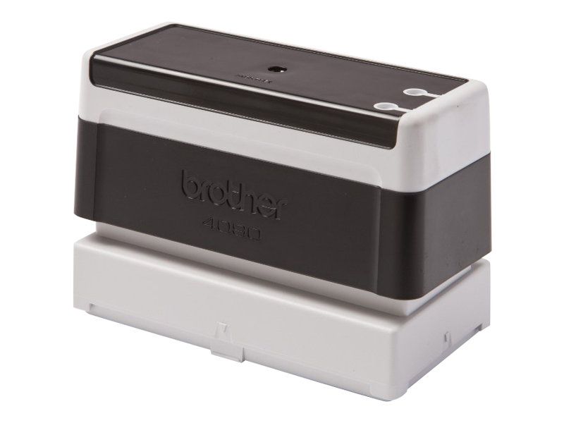 Brother PR-4090B - Stempel - vorgetränkt - Schwarz - Benutzerdefinierter Text - 40 x 90 mm (Packung mit 6)