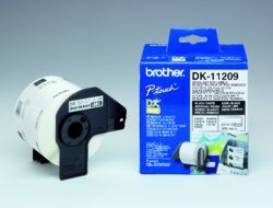 Brother DK-11209 - Schwarz auf Weiß - 800 Adressetiketten