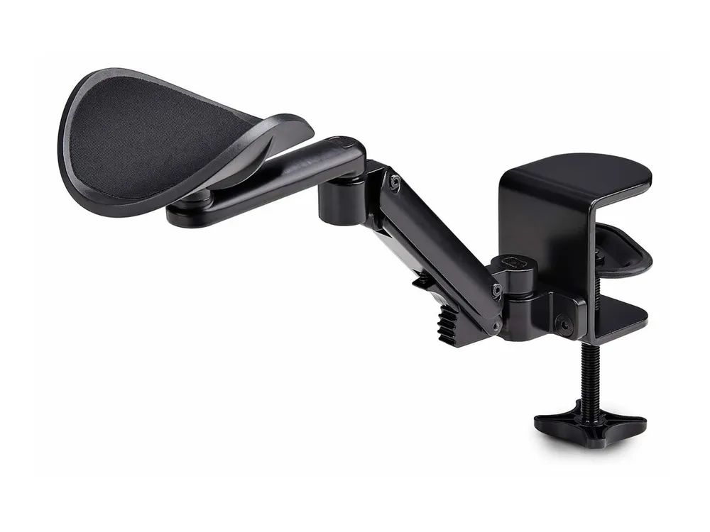 StarTech.com Adjustable Arm Rest For Desk, Clamp-On Install/No Drilling - Befestigungskit (Armauflage)