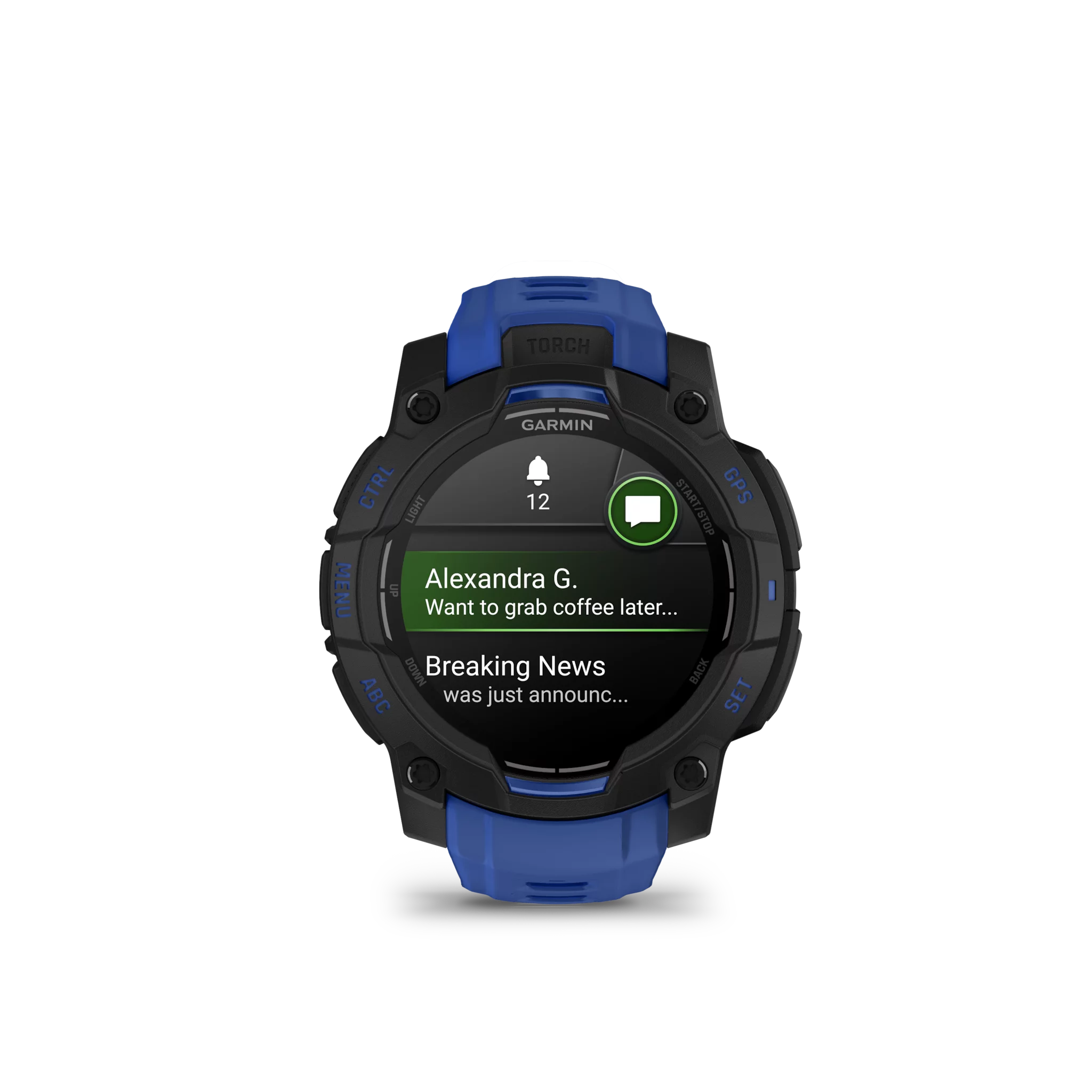 Garmin Instinct 3 AMOLED, 45mm, Bolt Blue