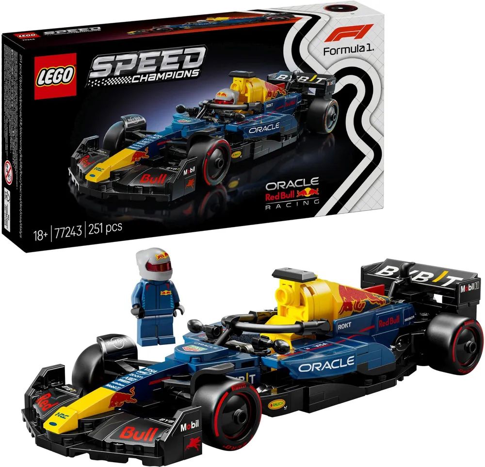 LEGO Speed Champion 77243 Oracle Red Bull Racing RB20 F1 Rennauto