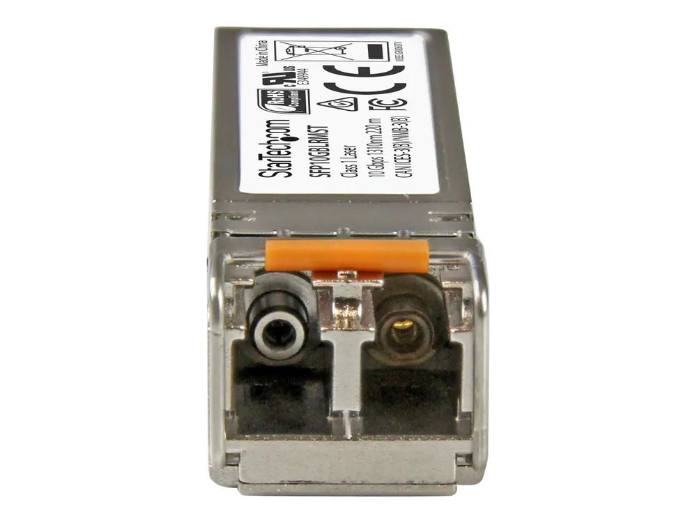 StarTech.com SFP-10GBASE-LRM-ST Transceiver Modul (SFP+ Module, 10GBase-LRM Cisco kompatibel, Glasfaser, 1310nm, LC Multimode mit DDM)