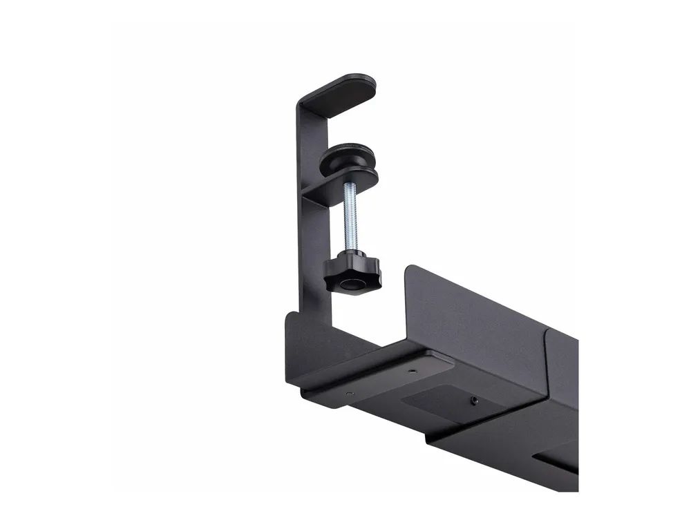 StarTech.com Under Desk Cable Management Tray, Clamp-on Installation