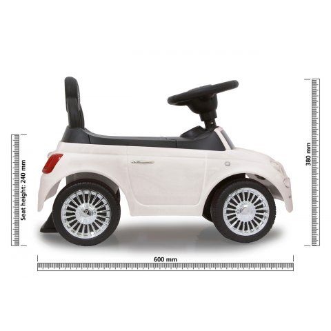 Jamara Rutscher Fiat 500 weiß