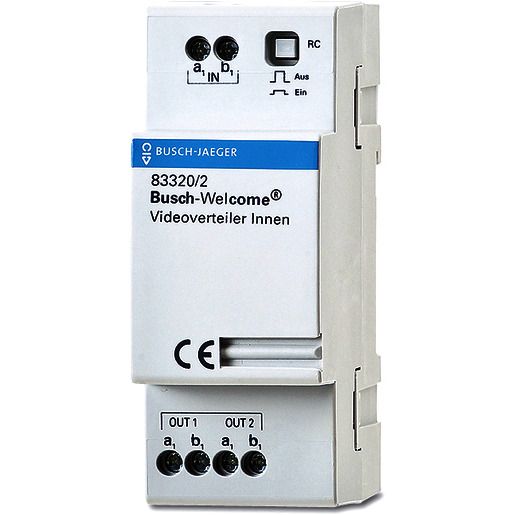 Busch-Jaeger VIDEOVERTEILER INNEN REG / BUSCH 83320/2 2CKA008300A0041