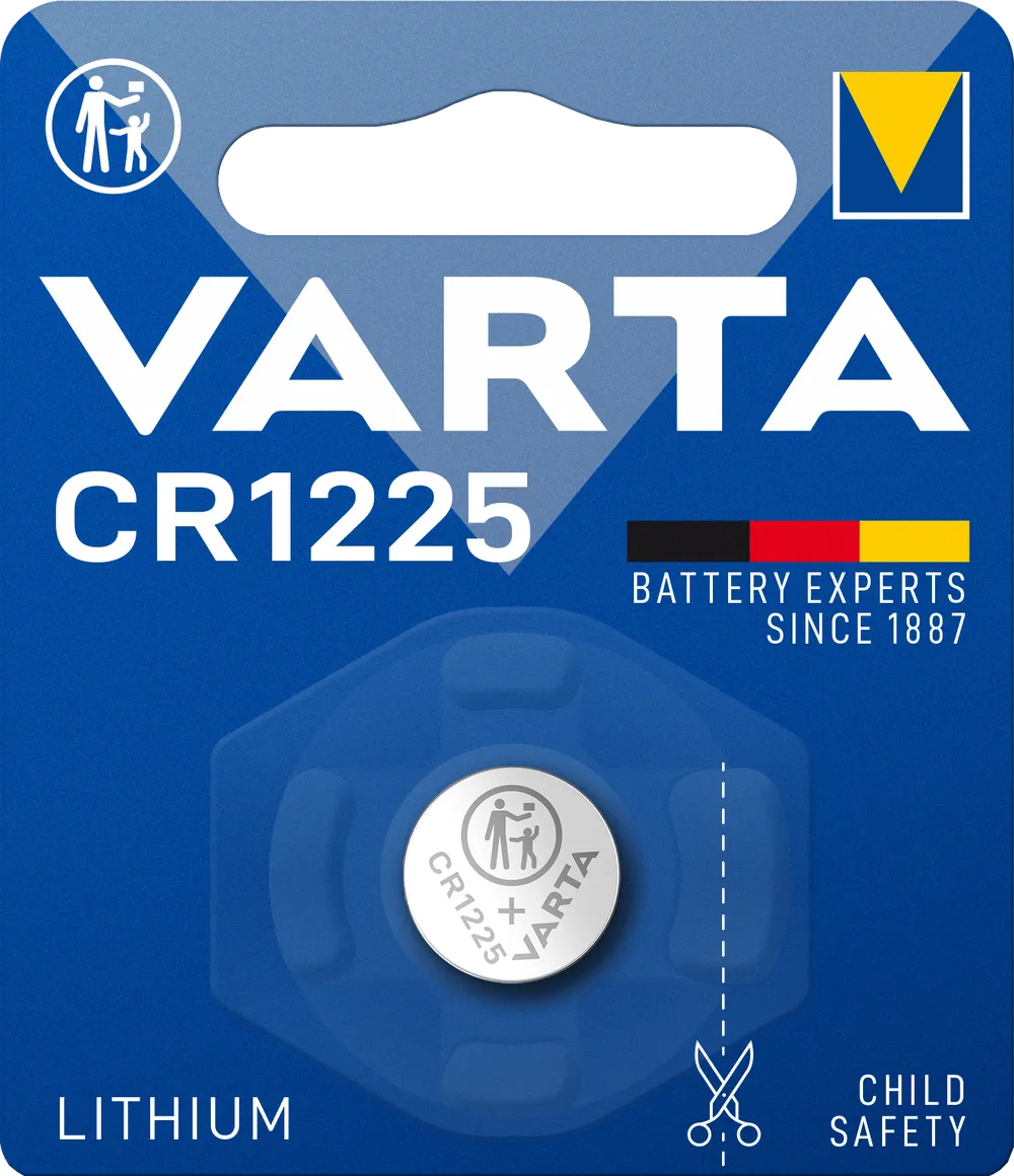 VARTA LITHIUM Coin CR1225 Blister 1