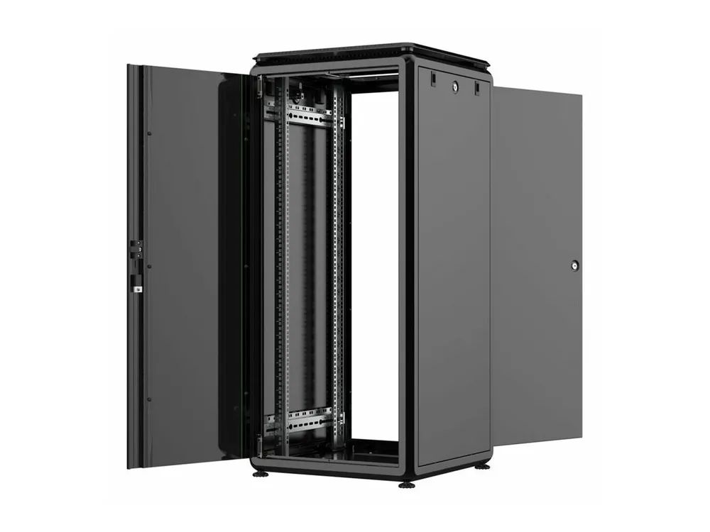 Lanview by Logon Data Line - Schrank Netzwerkschrank - 600 x 600 mm, data line - freistehend - Schwarz - 26U - 48.3 cm (19")