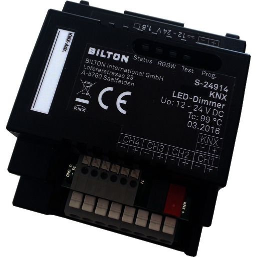 Bilton LED 4-KANAL DIMMER 12-24V DC / BILTON REG KNX 330W 3,5A/KA 101673