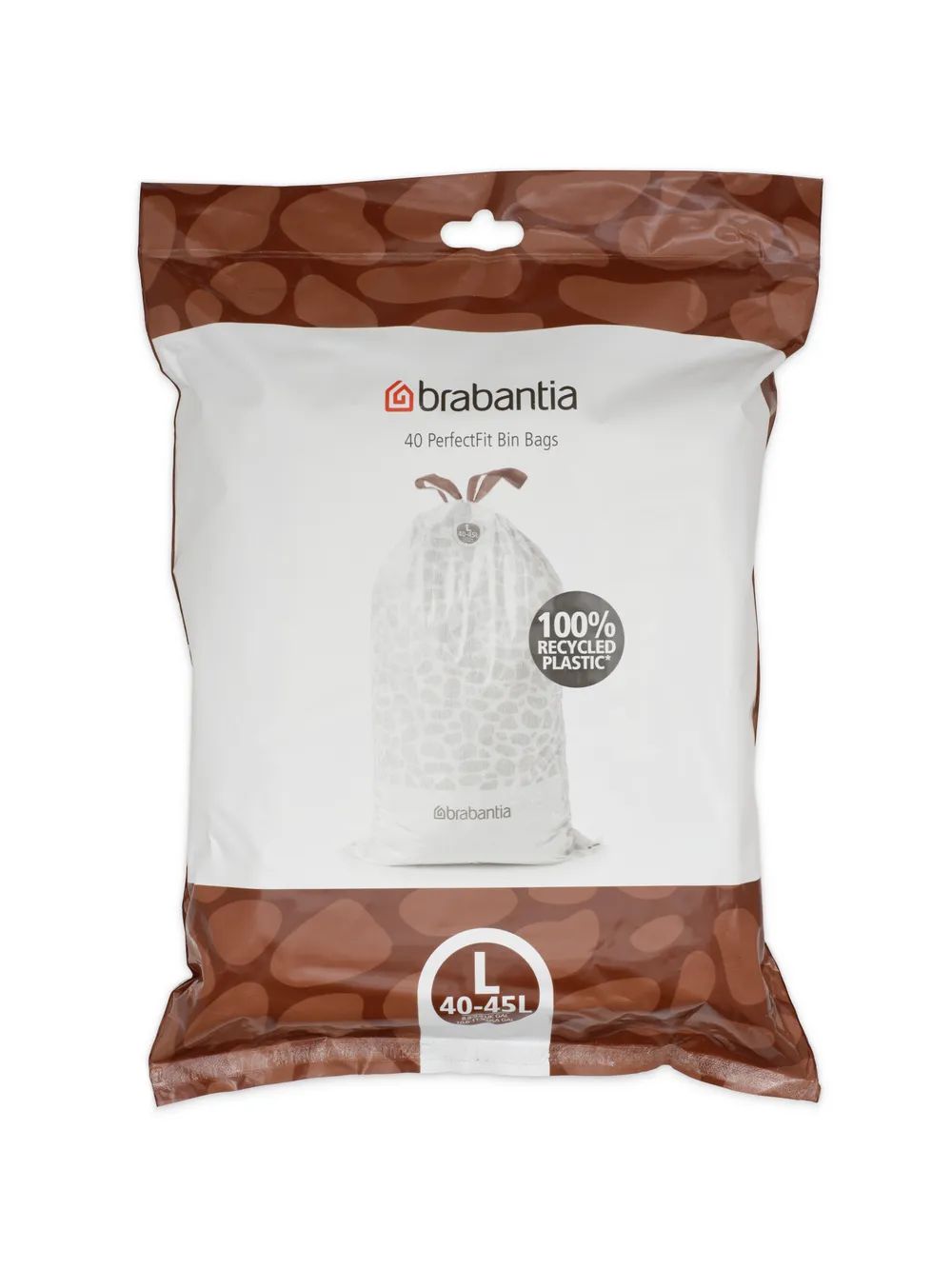 Brabantia Müllbeutel Spenderverpackung PerfectFit Beutel 40-45 L (L) 40Stk
