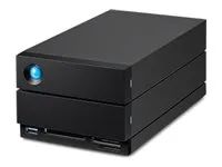 LaCie 2big Dock - Festplatten-Array - 60 TB - 2 Schächte (SATA-600)