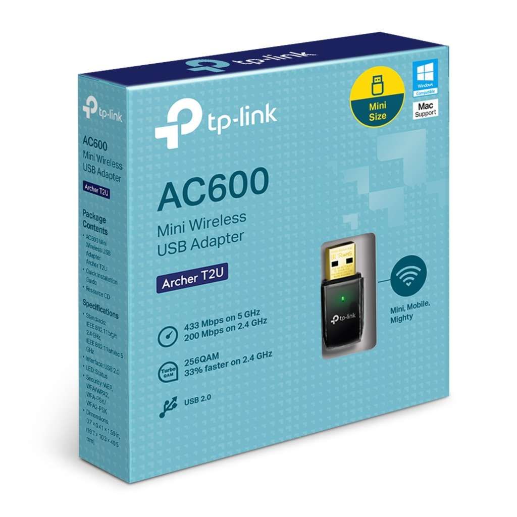 TP-LINK Archer T2U - V3 - Netzwerkadapter - USB 2.0