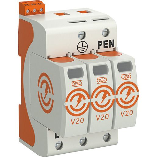 OBO SURGECONTROLLER V20 3-P.M.FS / V20-3+FS-280 5095283