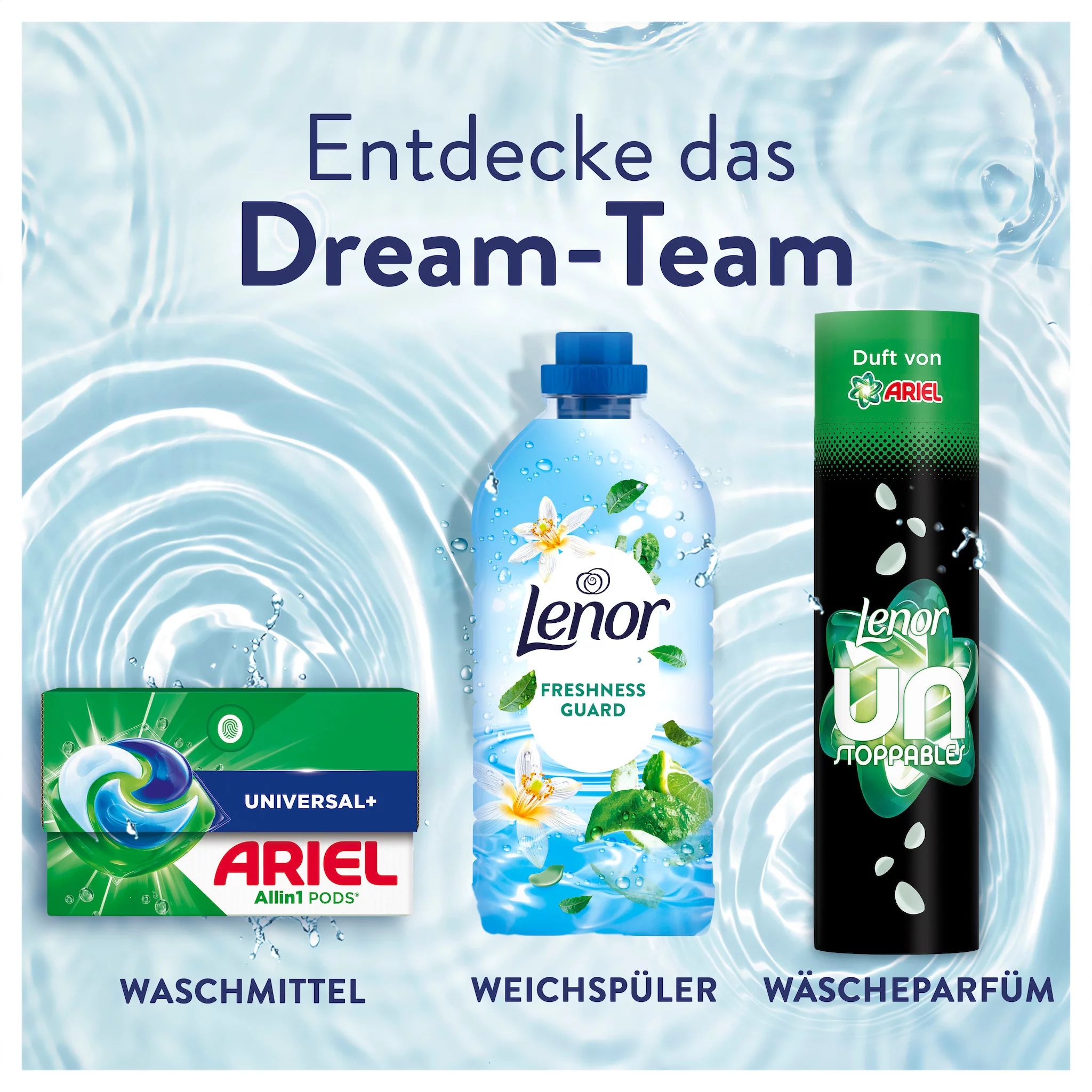 Lenor Ariel Freshness Guard Flasche - 882ml - 42 WL