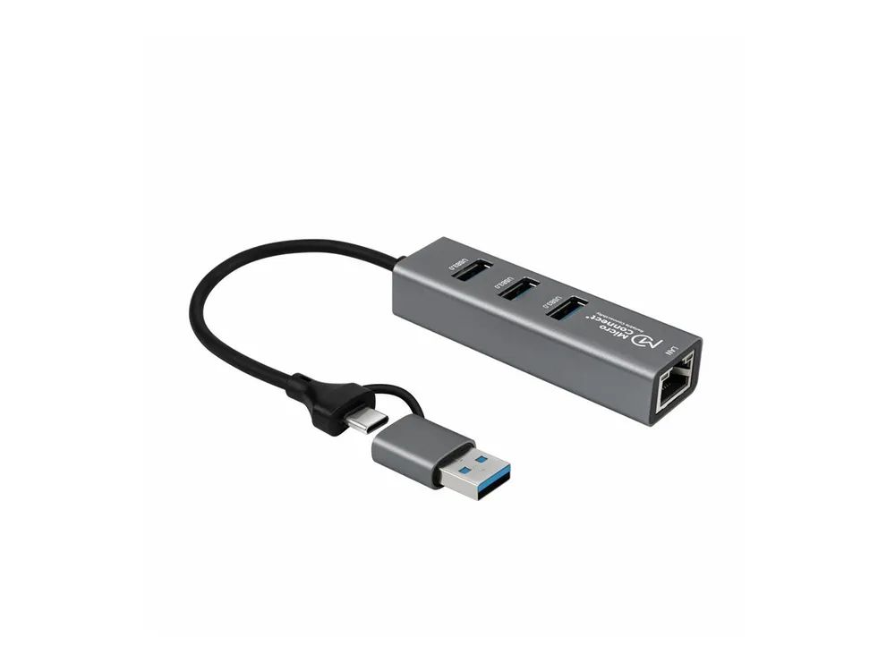 MicroConnect Hub - 3 x USB 3.2 Gen 1 + 1 x