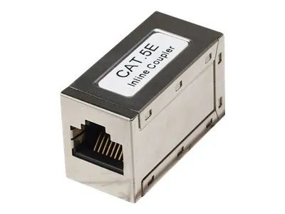 IC Intracom Intellinet Cat5e Inline-Kupplung, 8P8C Buchse auf 8P8C Buchse, FTP, Silber - Netzwerkkoppler - RJ-45 (W)