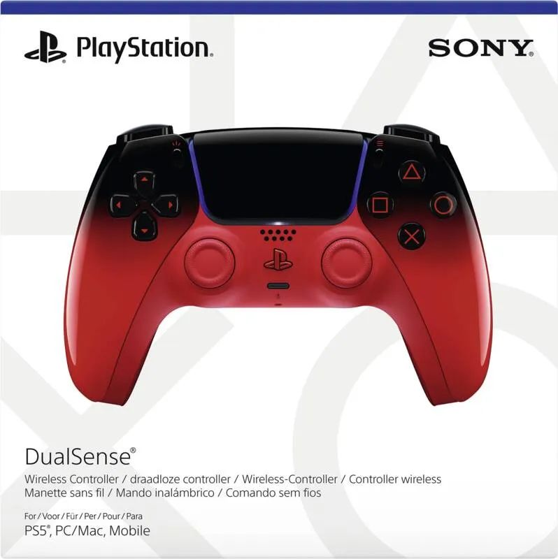 Sony DualSense - Game Pad - kabellos - Bluetooth - Rot