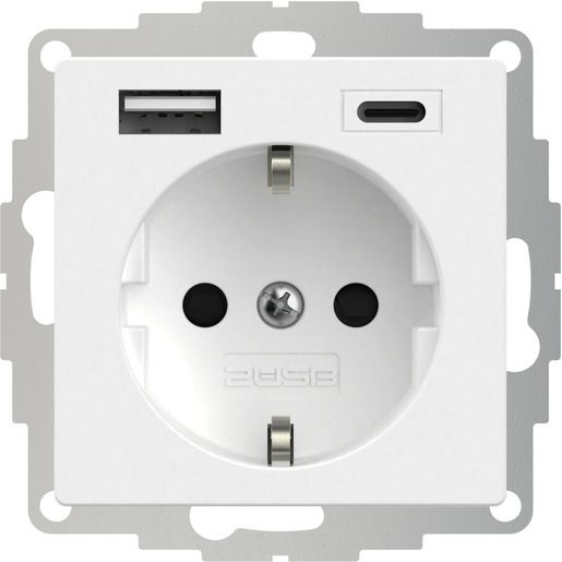 2USB STECKDOSE MIT 2 USB RW MATT / JP-5503F 15W 3,0A 2U-449528