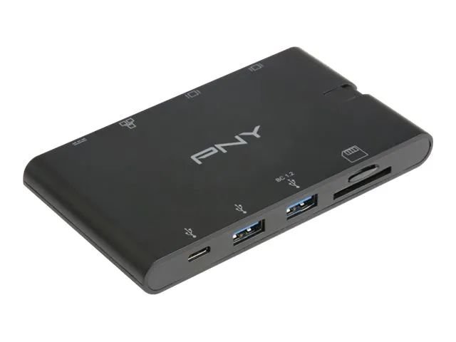 PNY All-in-One - Mini-Dock - USB-C - VGA, HDMI
