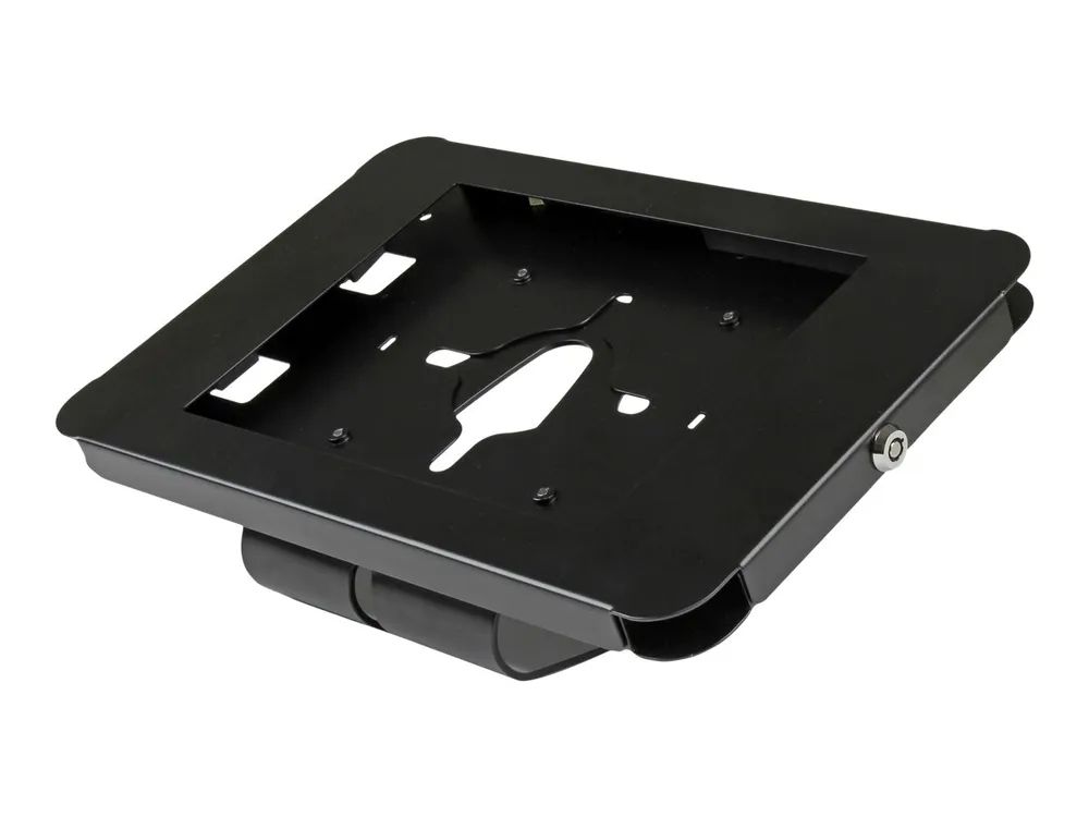 StarTech.com Abschließbarer Tablet Ständer für iPad - Tablet Gehäuse Tisch oder Wand montierbar - Unterstützt 9,7" iPad - Aufstellung (Montageklammer, Kissen, Frontplatte, Rückplatte)