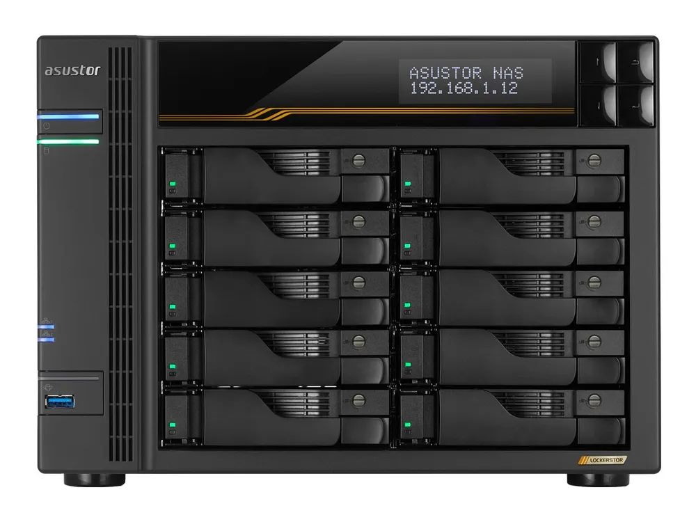 Asustor Lockerstor 10 Gen3 AS6810T 10 Bay - Storage Server