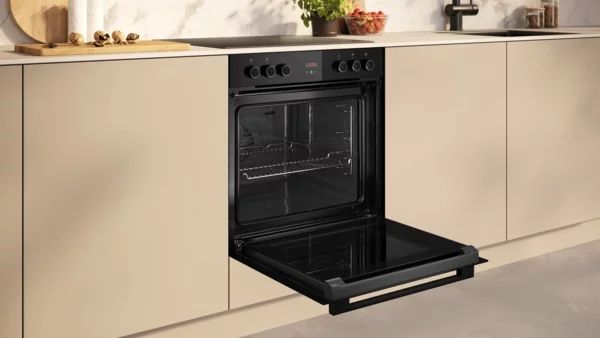 Neff Einbau-Backofen 71 Liter mit Hydrolyse - schwarz