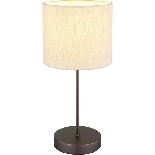 Globo TISCHLEUCHTE 1xE27 25W / GLOBO THEA SW LEINEN 51540108