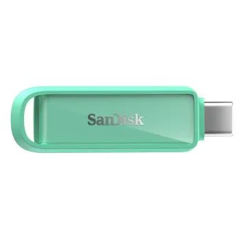 SanDisk Phone Drive 256GB, USB-C, 3.2 Gen 1, 150MB/s, Seafoam Green