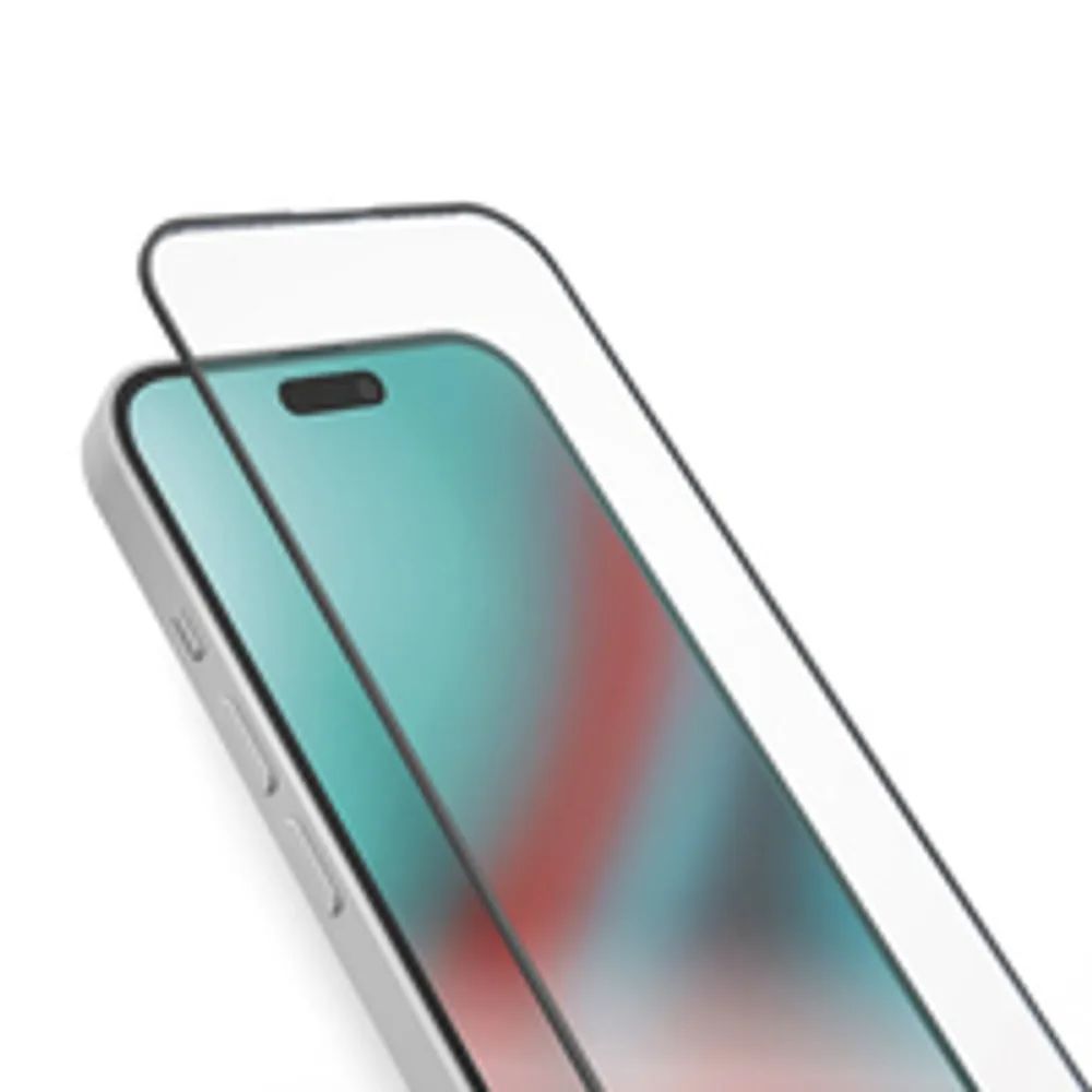 SBS Glas Displayschutz Full Cover für iPhone 15/16