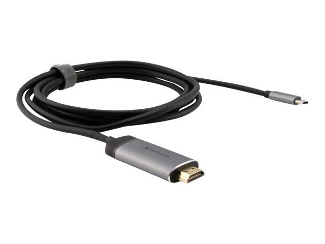 Verbatim Video- / Audiokabel - 24 pin USB-C männlich zu HDMI männlich