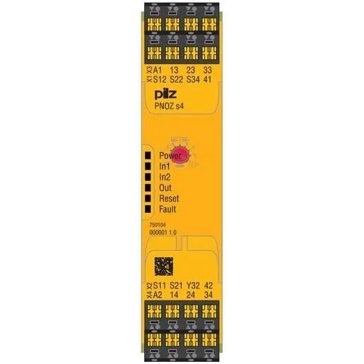 Pilz PNOZ S4 SICH.RELAIS 2-KANAL / PILZ PNOZ S4 48-240V 3S1Ö 750134