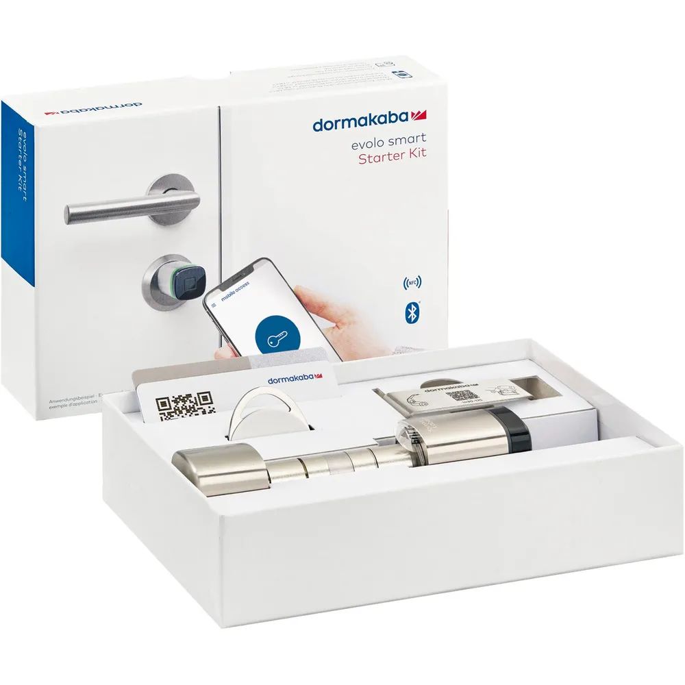 DORMAKABA Zutrittskontrollsystem evolo smart Starter-Kit, 35 / 45 mm