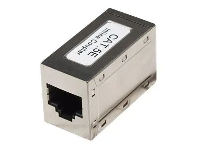 IC Intracom Intellinet Cat5e Inline-Kupplung, 8P8C Buchse auf 8P8C Buchse, FTP, Silber - Netzwerkkoppler - RJ-45 (W)