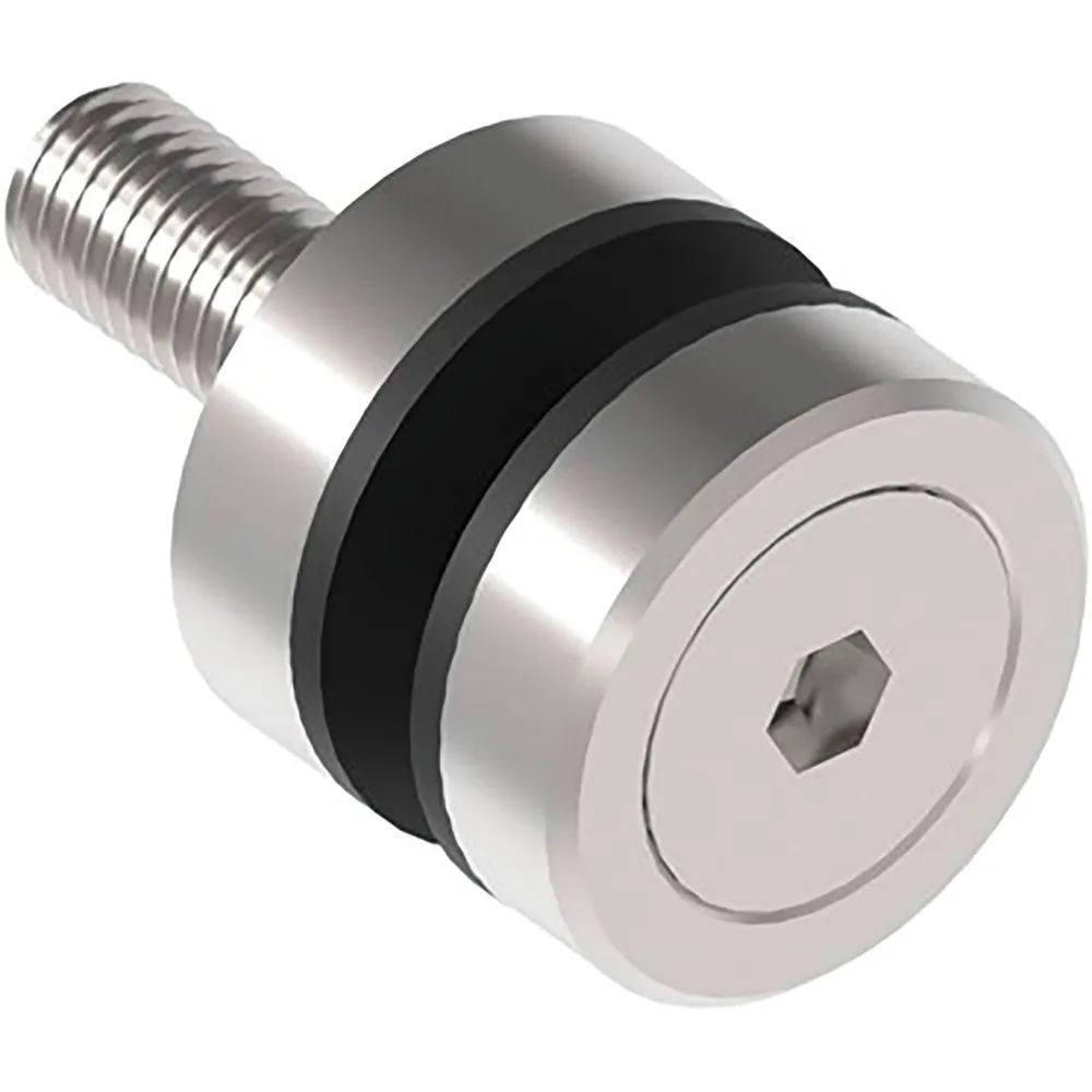 Umakov Group  Glaspunkthalter für 8 - 18 mm Glas, sichtbar geschraubt, ø 30 mm, Edelstahl V2A