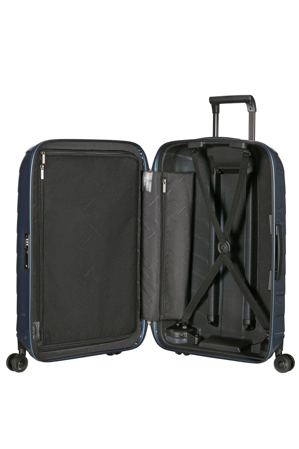 SAMSONITE ATTRIX SPINNER 75/28, STEEL BLUE