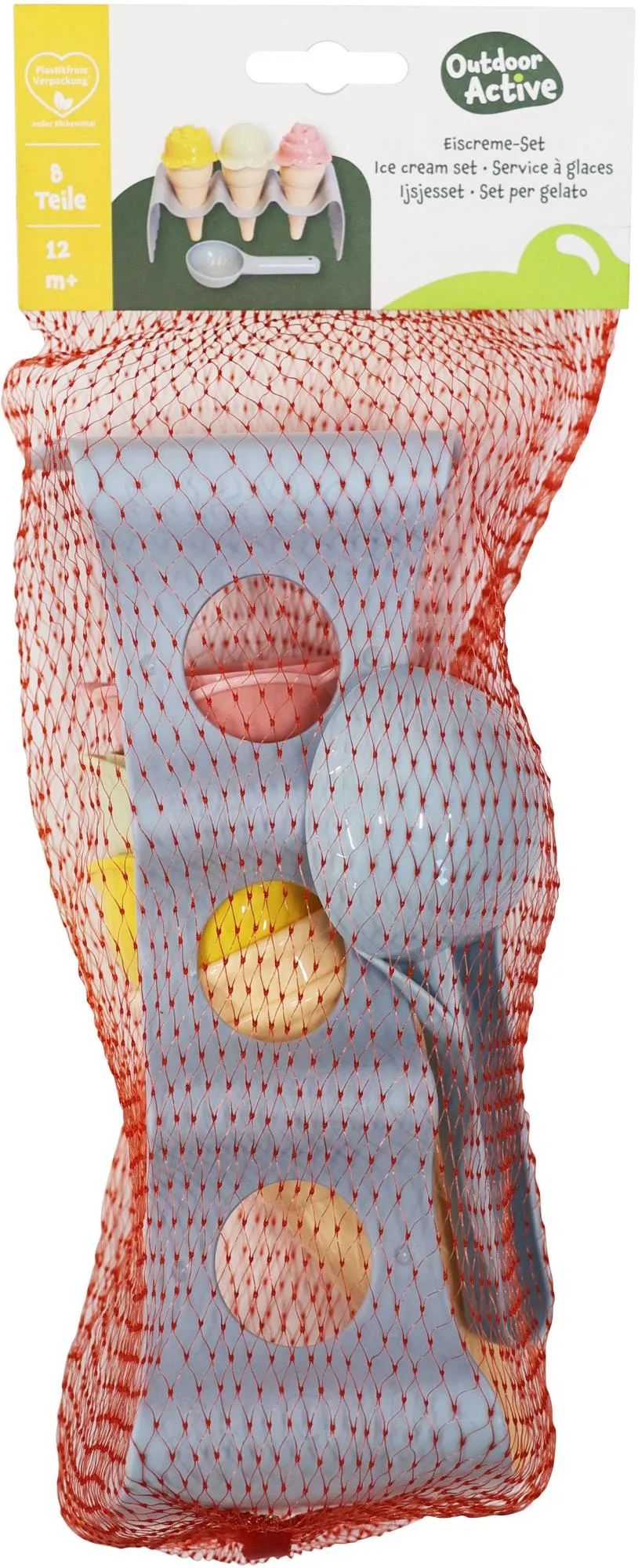 VEDES Großhandel GmbH - Ware OA Eiscreme-Set, 8-teilig