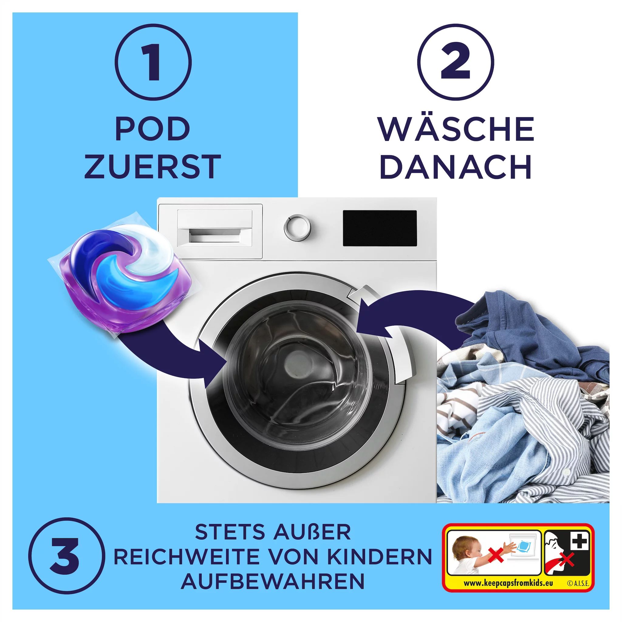 Lenor All-in-1 Pods Aprilfrisch - 12WL