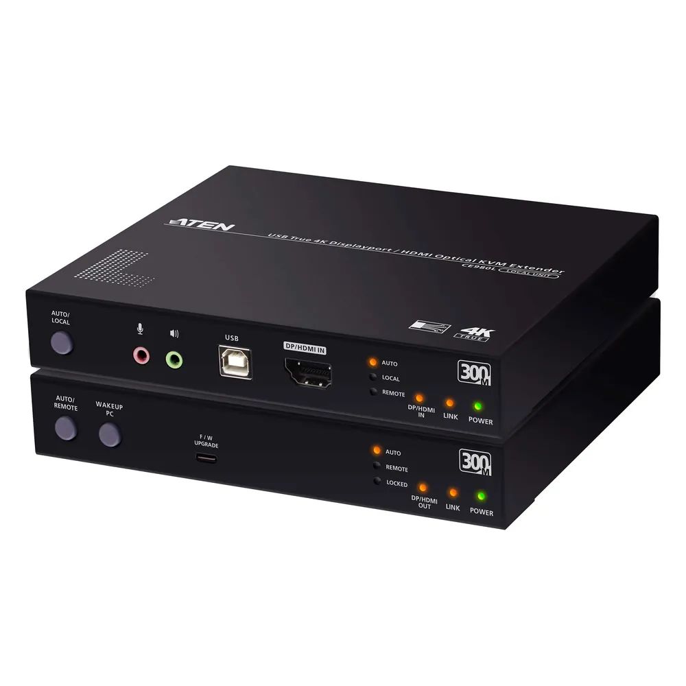 ATEN CE980 USB True 4K DisplayPort/HDMI Optical KV - DisplayPort - DisplayPort