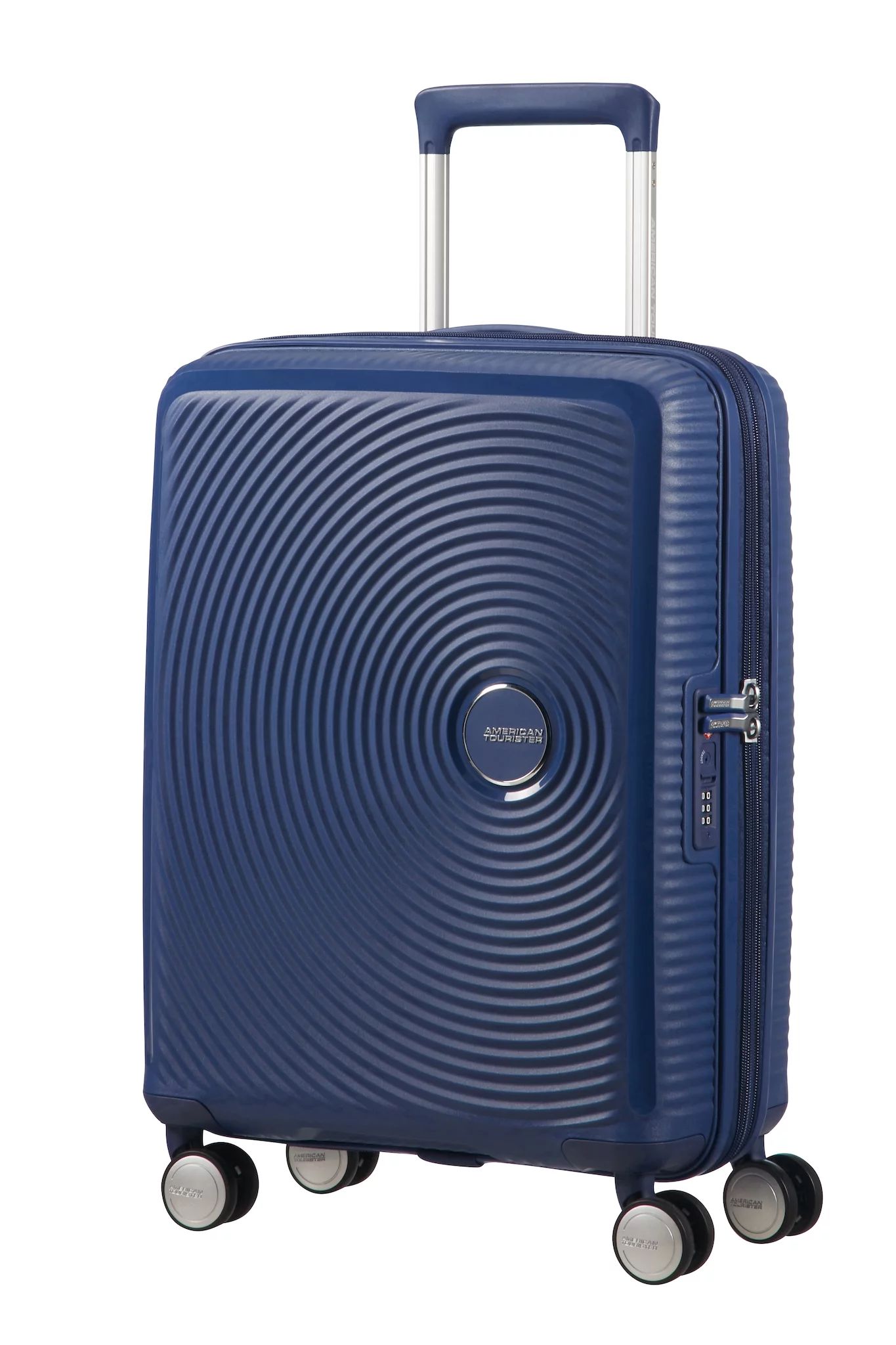 AMERICAN TOURISTER SOUNDBOX  SPINNER 55/20 TSA EXP, MIDNIGHT NAVY Open-Box