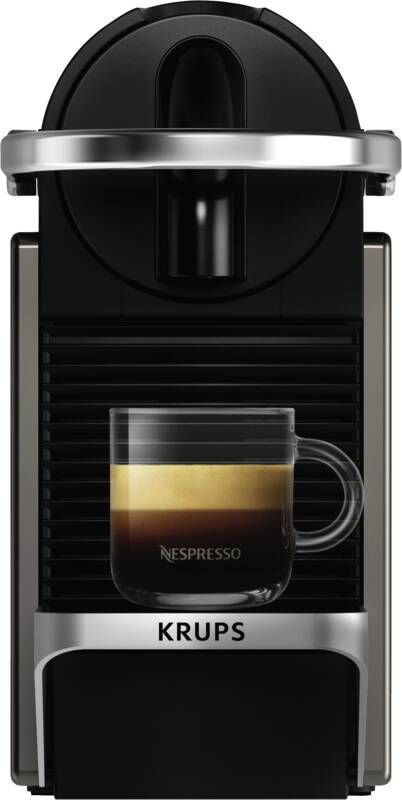 Krups KRUPS XN306T Pixie Nespresso-Kaffeemaschine Titan