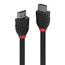 Lindy Anthra Line - HDMI-Kabel - HDMI männlich zu HDMI männlich - 0.5 m - Dreifachisolierung - Schwarz - unterstützt 8K 60 Hz (7680 x 4320)