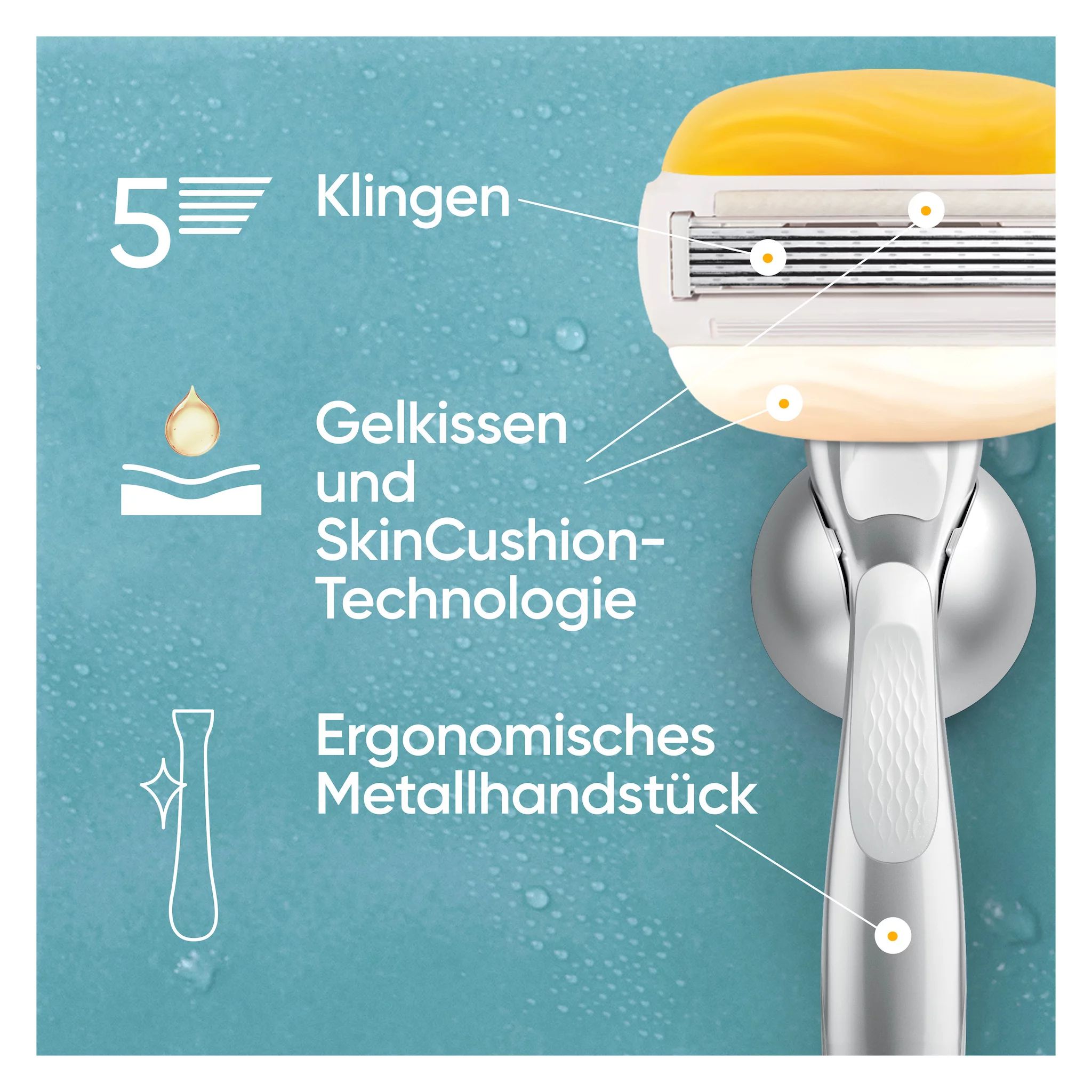 Gillette Venus Comfortglide Coconut Systemklingen 10er