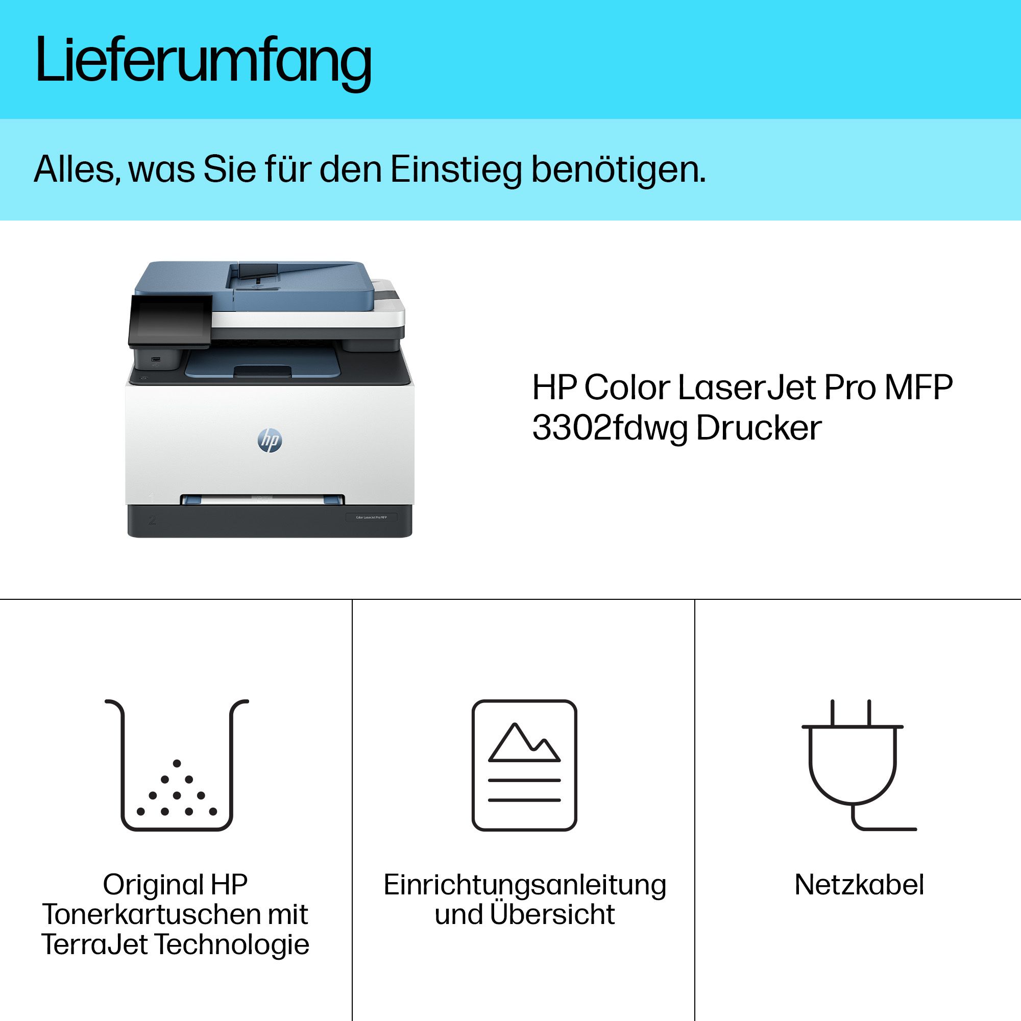 HP Color Laserjet Pro MFP 3302FDWG