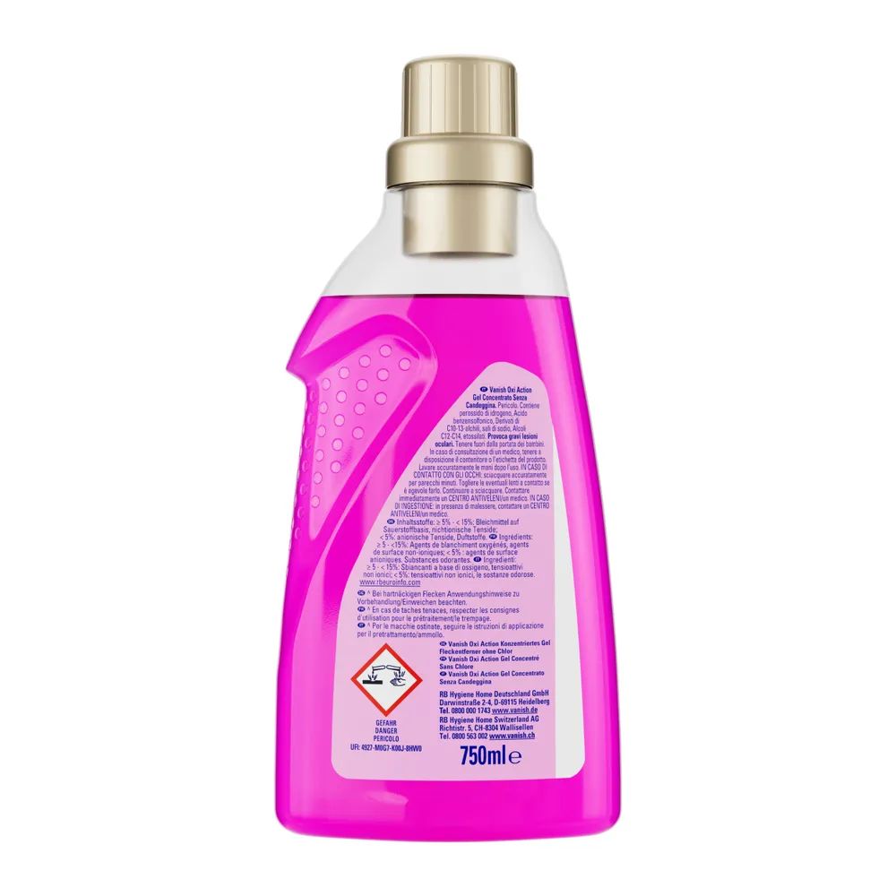 Vanish Oxi Action Wäsche Booster Gel 750ml