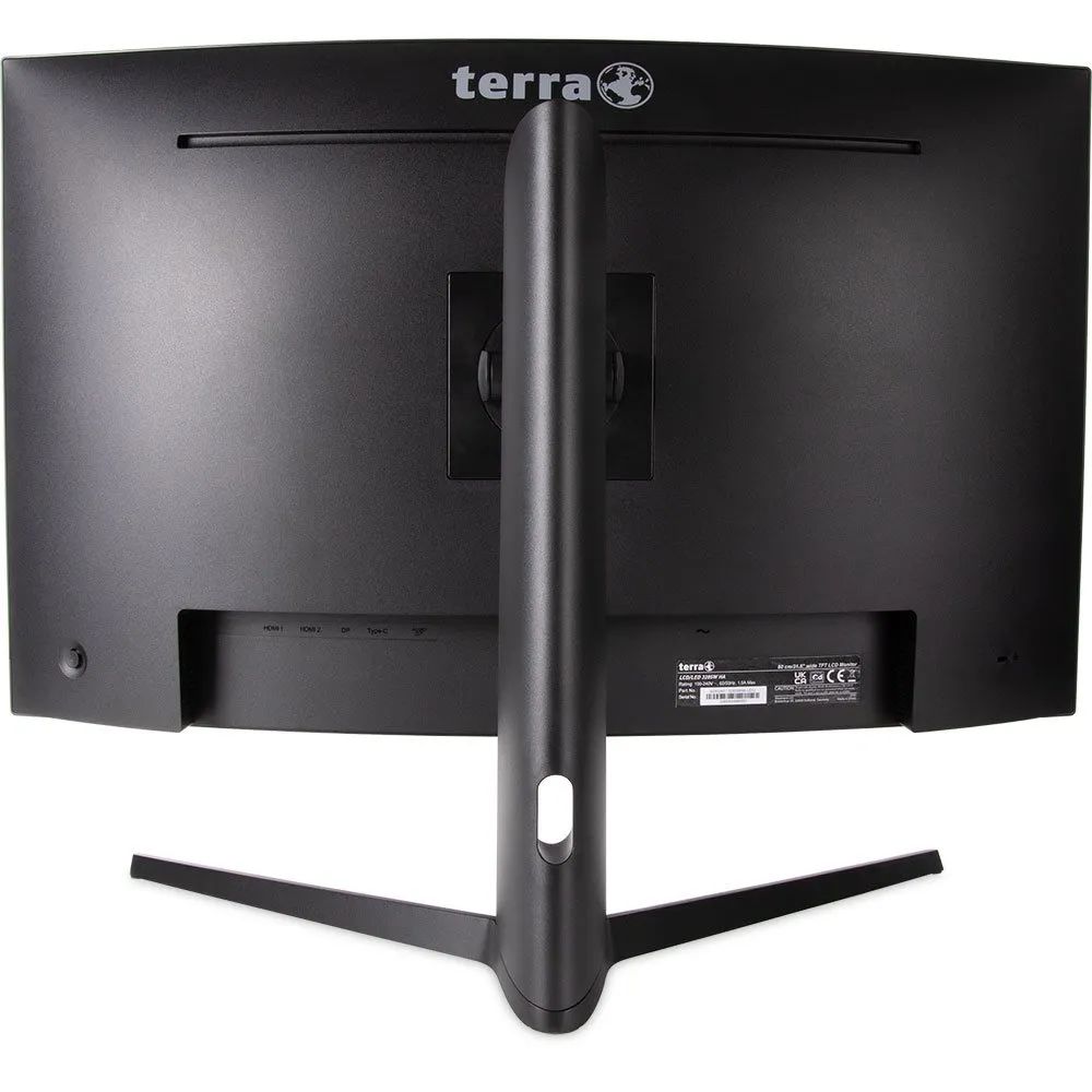 TERRA LCD/LED 3285W HA black CURVED USB-C/HDMI/DP