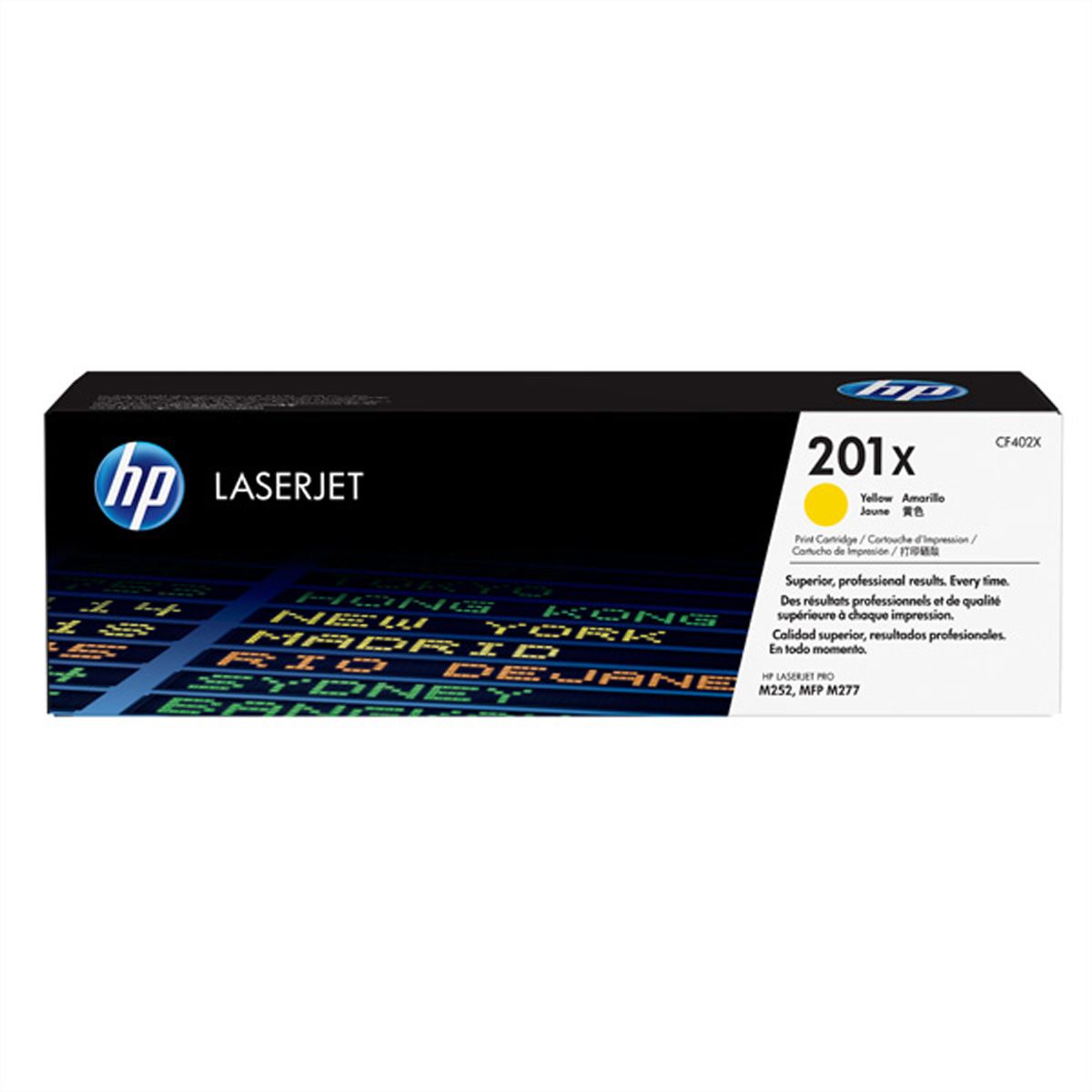 HP 201X - Hohe Ergiebigkeit - Gelb - original - LaserJet - Tonerpatrone (CF402X)