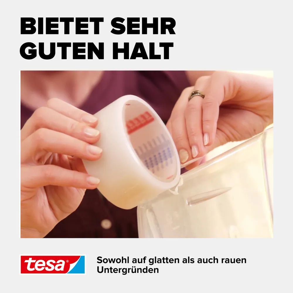 Tesa extra Power Transparant - 10 m - Transparent - Glas - Kunststoff - Stark - 48 mm - 1 Stück(e)